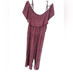 Old navy wide leg jumpsuit size Large nwot